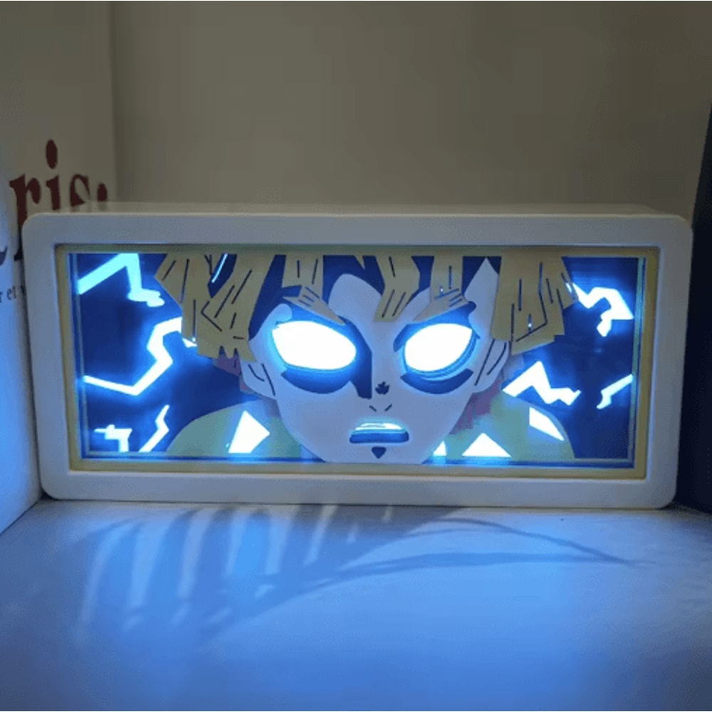 Demon Slayer 3D LED Light Box Tanjiro Anime Night Light Decor 1