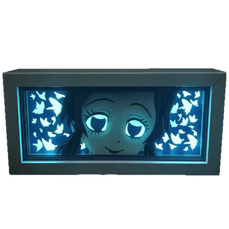 Demon Slayer 3D LED Light Box Tanjiro Anime Night Light Decor 12