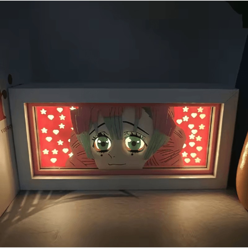 Demon Slayer 3D LED Light Box Tanjiro Anime Night Light Decor 13