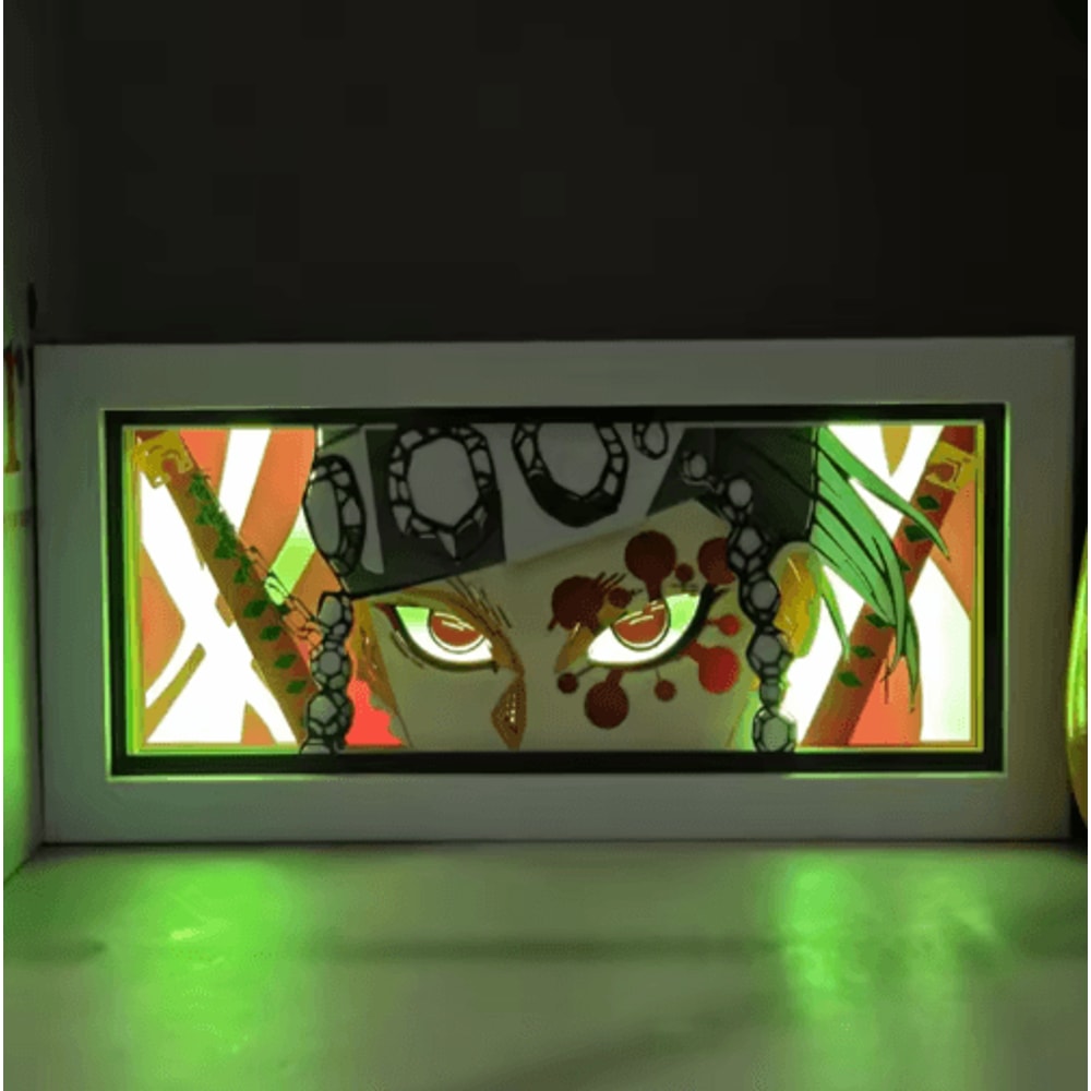 Demon Slayer 3D LED Light Box Tanjiro Anime Night Light Decor 3