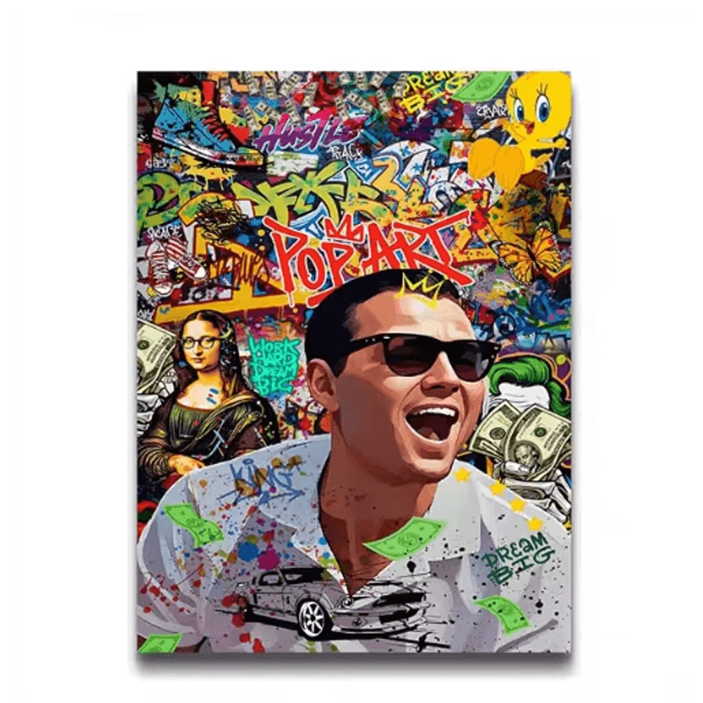 80s Gangster Graffiti Wall Art Retro Urban Street Canvas Poster 5