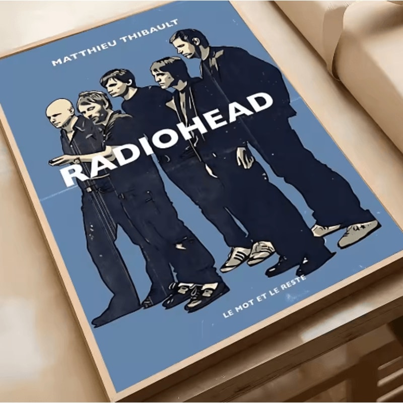 Radiohead Vintage Rock Band Poster Retro Music Wall Art Decor 1