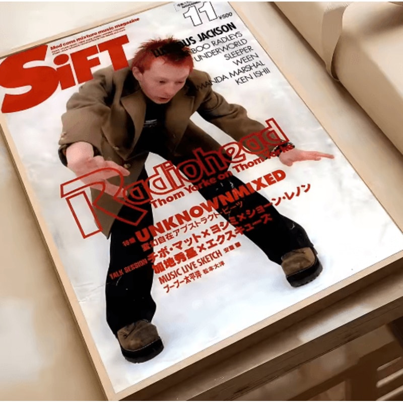 Radiohead Vintage Rock Band Poster Retro Music Wall Art Decor 12