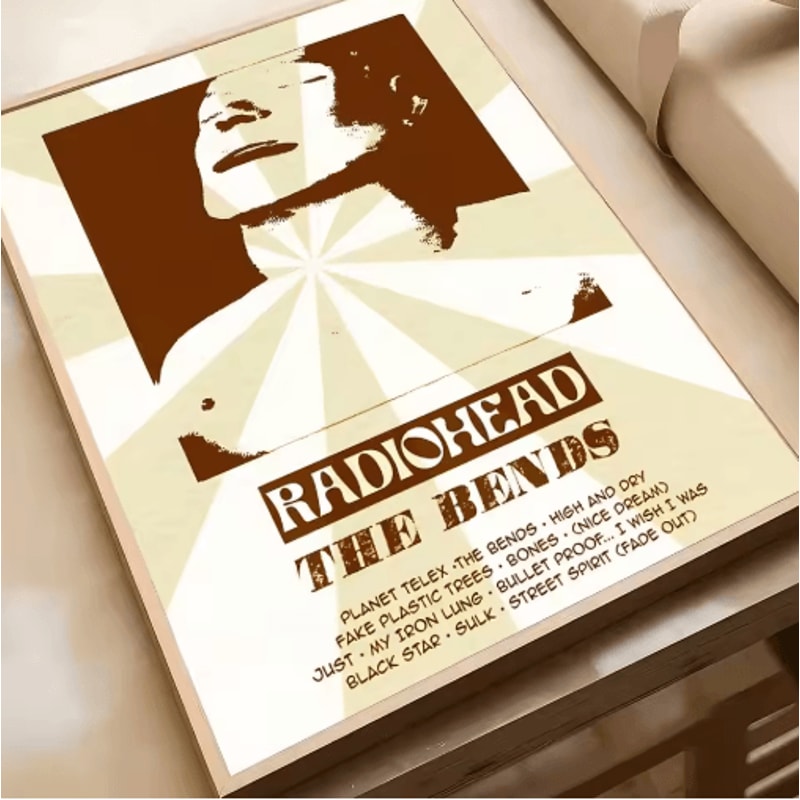 Radiohead Vintage Rock Band Poster Retro Music Wall Art Decor 13