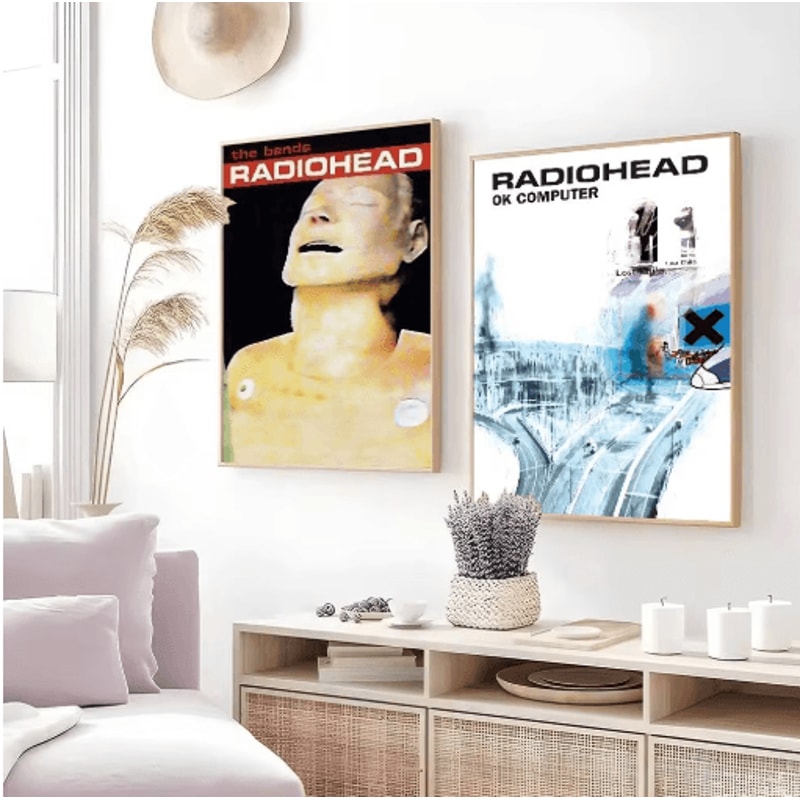Radiohead Vintage Rock Band Poster Retro Music Wall Art Decor 16