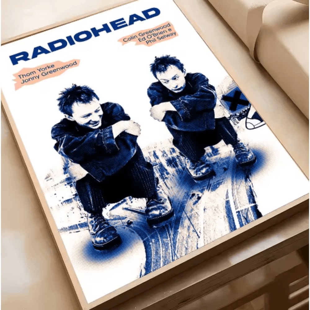 Radiohead Vintage Rock Band Poster Retro Music Wall Art Decor 3
