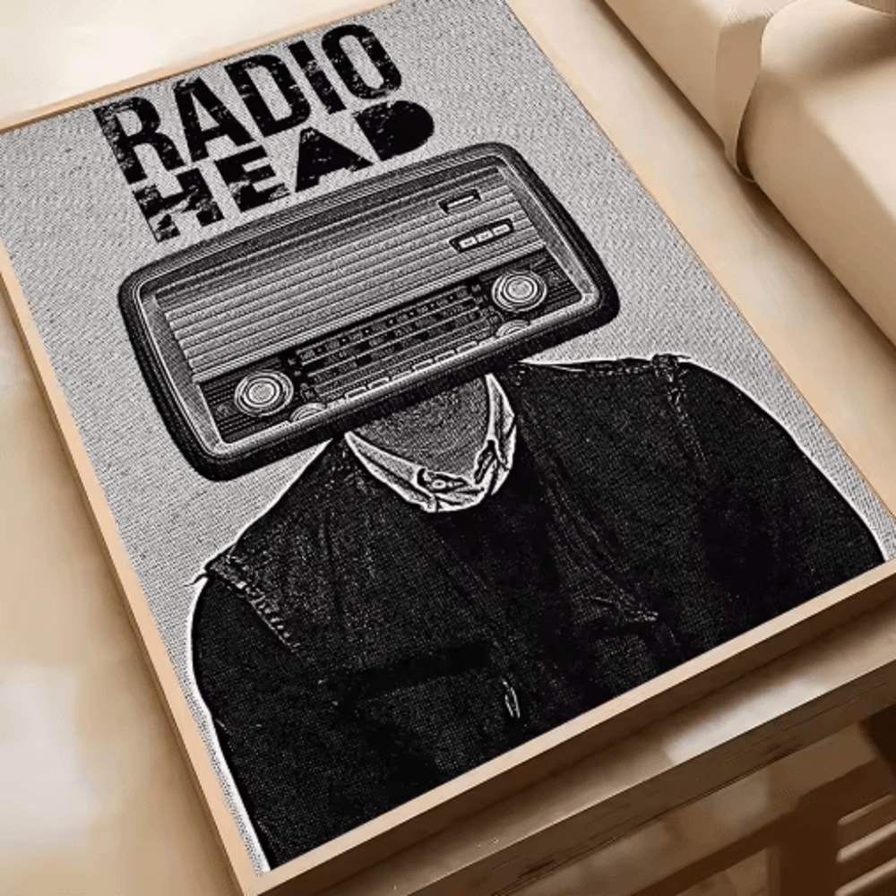 Radiohead Vintage Rock Band Poster Retro Music Wall Art Decor 7
