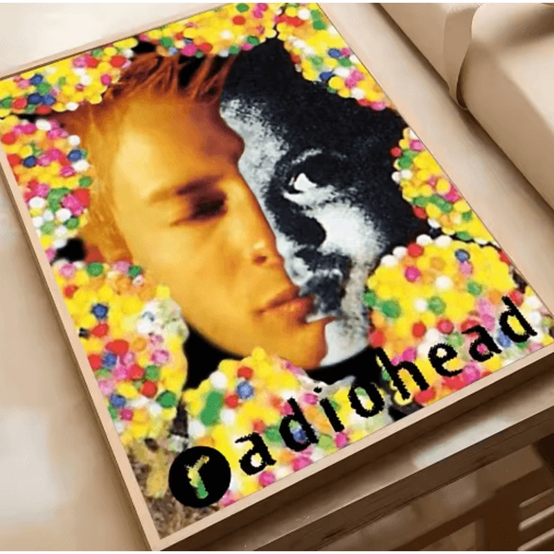 Radiohead Vintage Rock Band Poster Retro Music Wall Art Decor 8