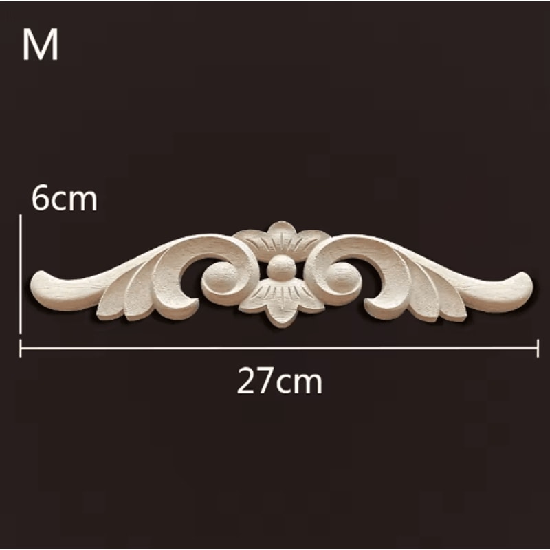 Antique Wood Carving Appliques Decorative Wall Furniture Onlays Mouldings 5