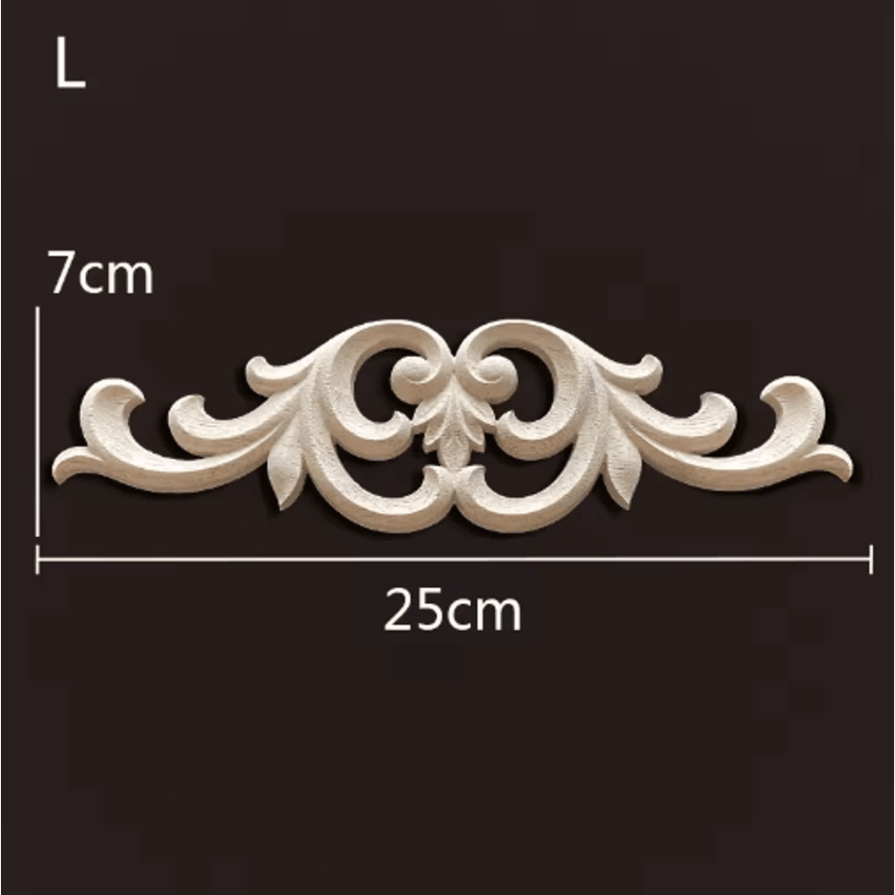 Antique Wood Carving Appliques Decorative Wall Furniture Onlays Mouldings 6
