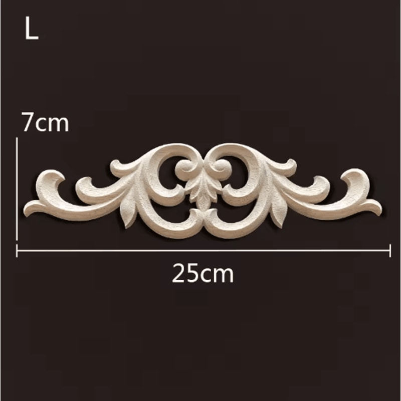 Antique Wood Carving Appliques Decorative Wall Furniture Onlays Mouldings 6