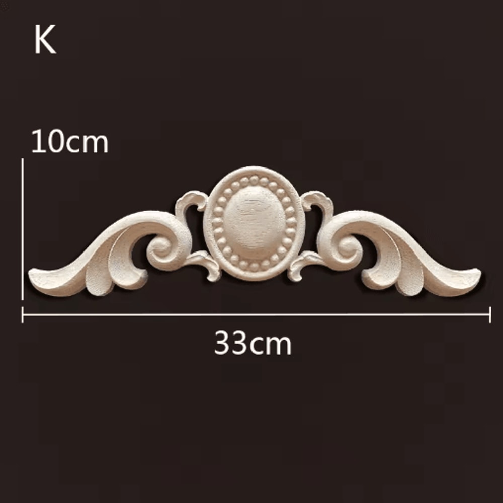 Antique Wood Carving Appliques Decorative Wall Furniture Onlays Mouldings 7