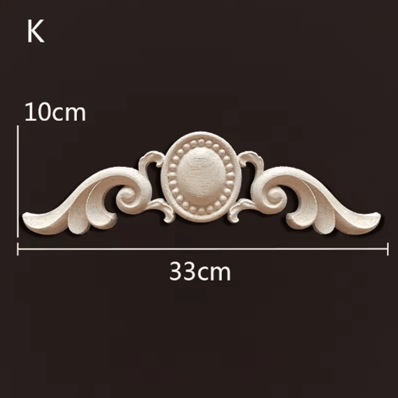 Antique Wood Carving Appliques Decorative Wall Furniture Onlays Mouldings 7
