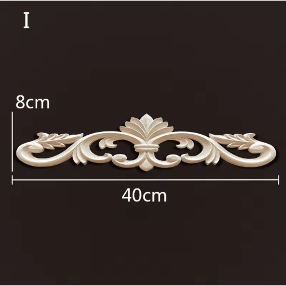 Antique Wood Carving Appliques Decorative Wall Furniture Onlays Mouldings 10
