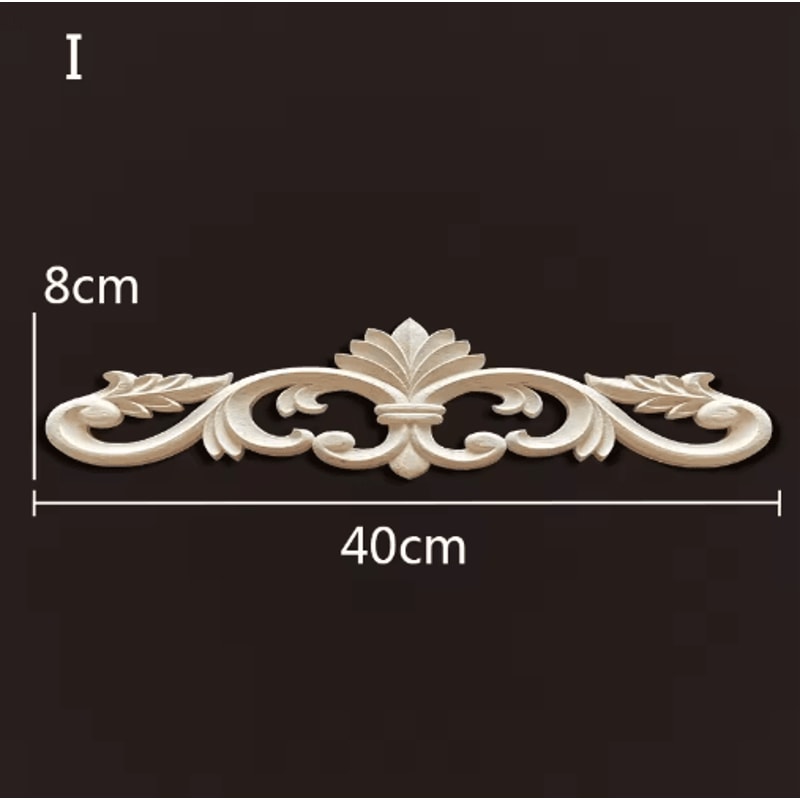 Antique Wood Carving Appliques Decorative Wall Furniture Onlays Mouldings 10