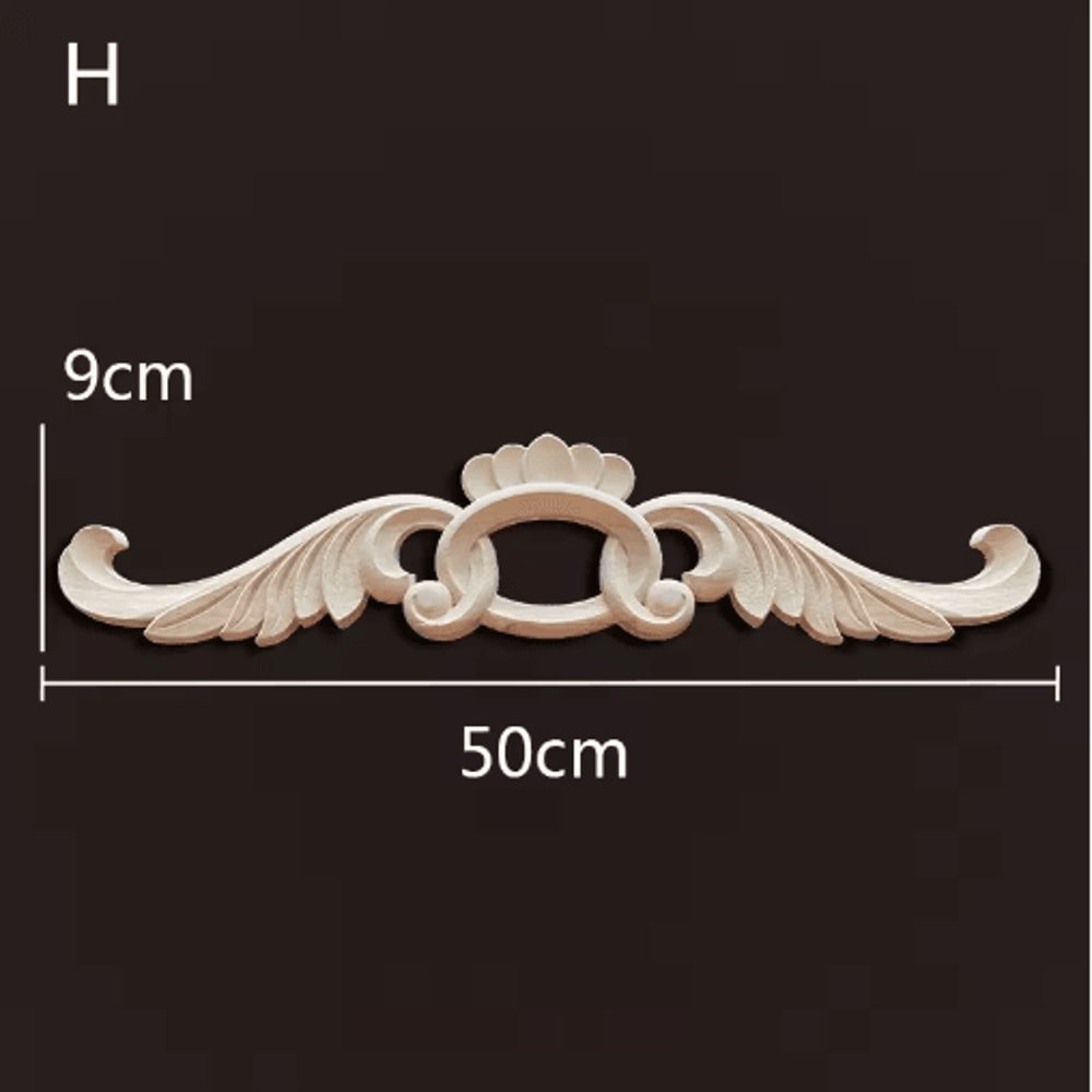 Antique Wood Carving Appliques Decorative Wall Furniture Onlays Mouldings 12