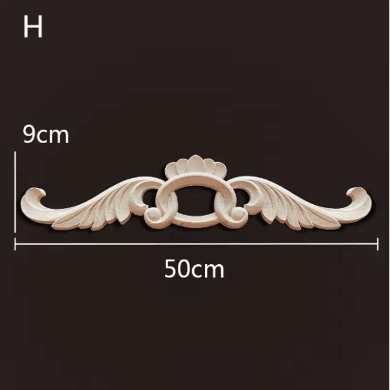 Antique Wood Carving Appliques Decorative Wall Furniture Onlays Mouldings 12