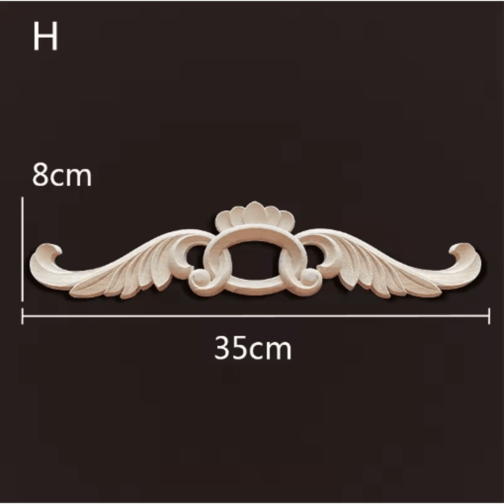 Antique Wood Carving Appliques Decorative Wall Furniture Onlays Mouldings 13