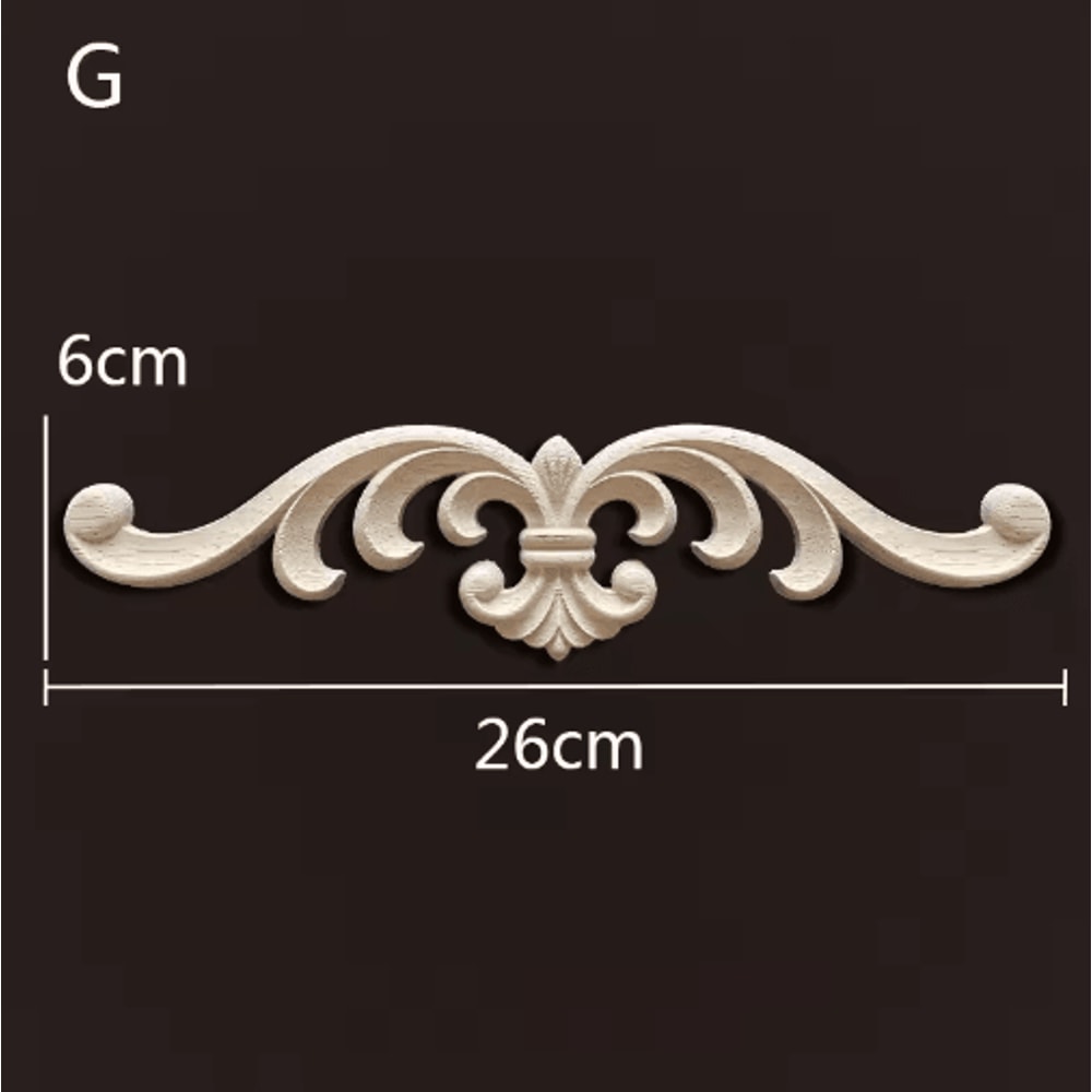 Antique Wood Carving Appliques Decorative Wall Furniture Onlays Mouldings 14