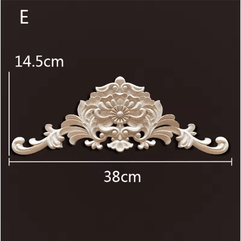 Antique Wood Carving Appliques Decorative Wall Furniture Onlays Mouldings 15