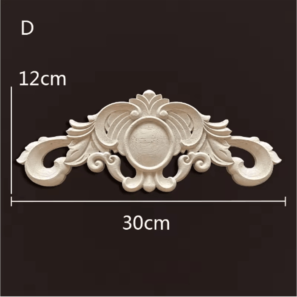 Antique Wood Carving Appliques Decorative Wall Furniture Onlays Mouldings 19