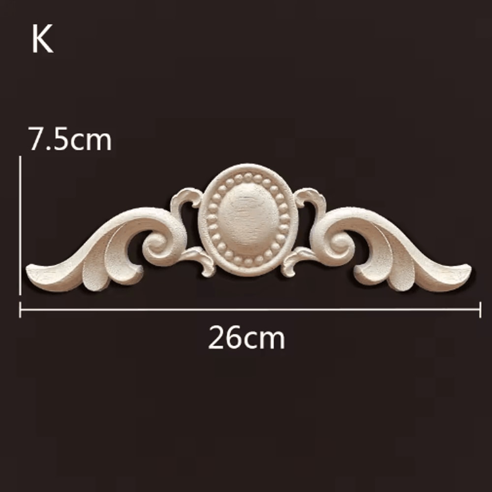 Antique Wood Carving Appliques Decorative Wall Furniture Onlays Mouldings 8
