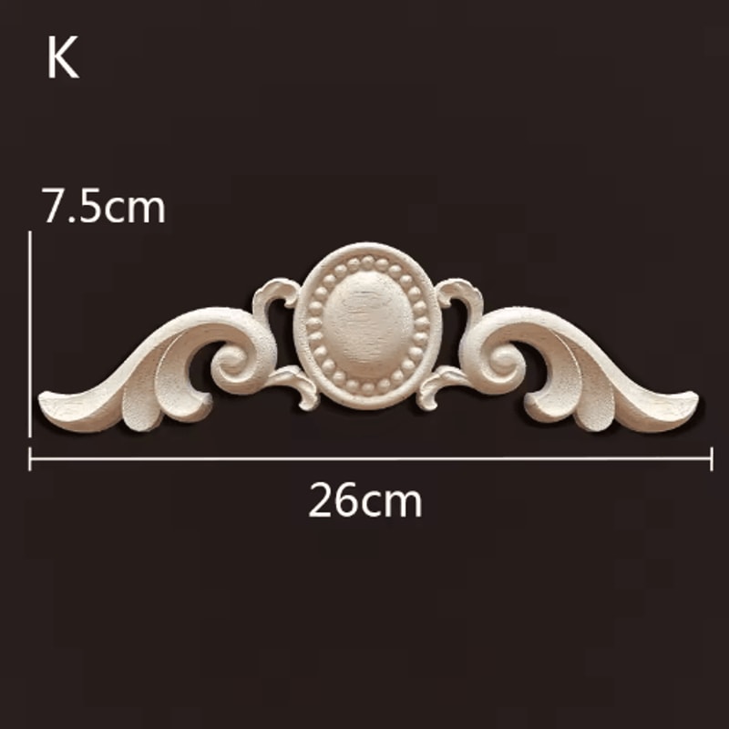 Antique Wood Carving Appliques Decorative Wall Furniture Onlays Mouldings 8