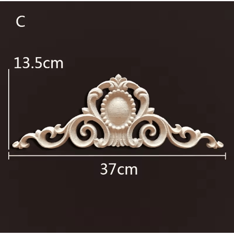 Antique Wood Carving Appliques Decorative Wall Furniture Onlays Mouldings 21