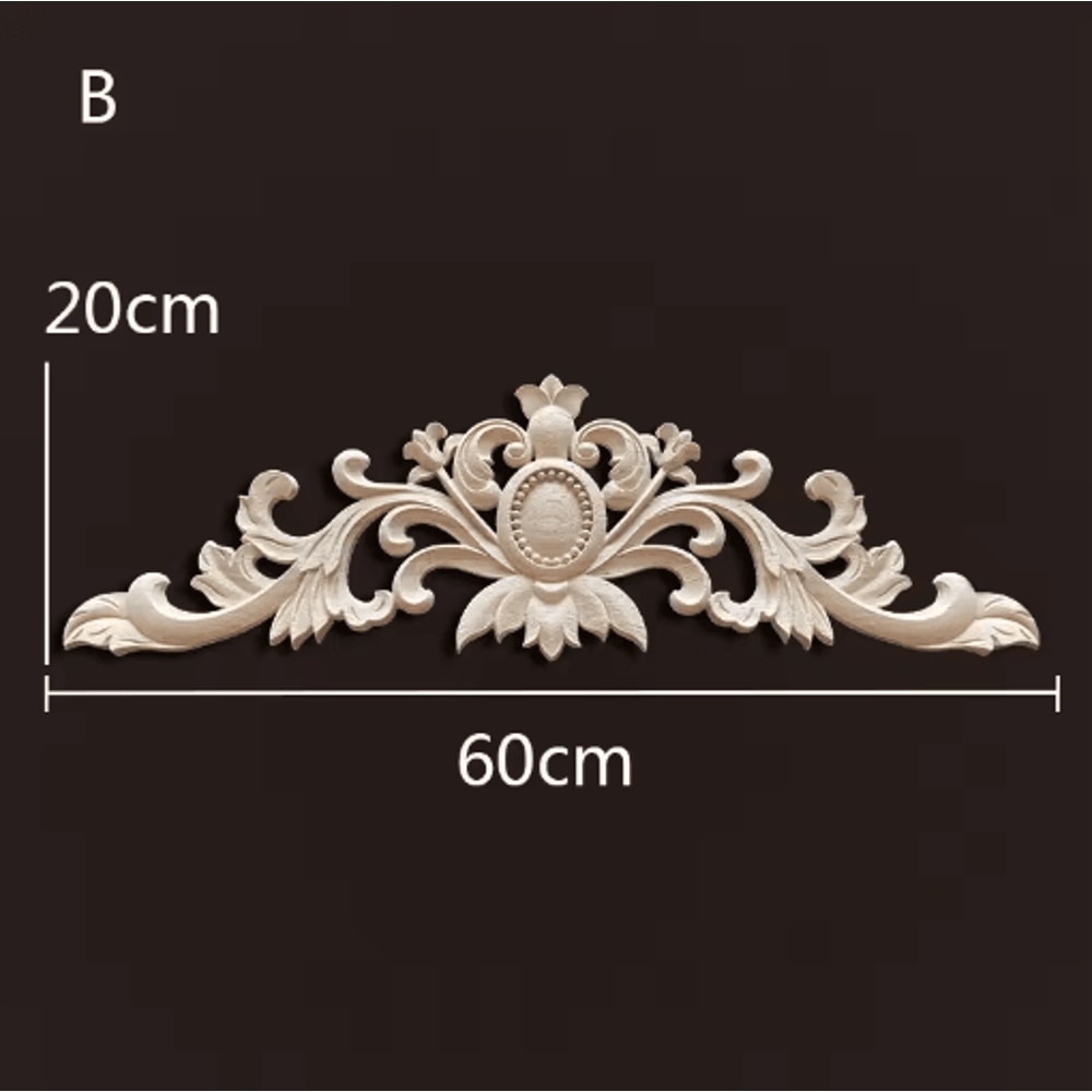 Antique Wood Carving Appliques Decorative Wall Furniture Onlays Mouldings 22