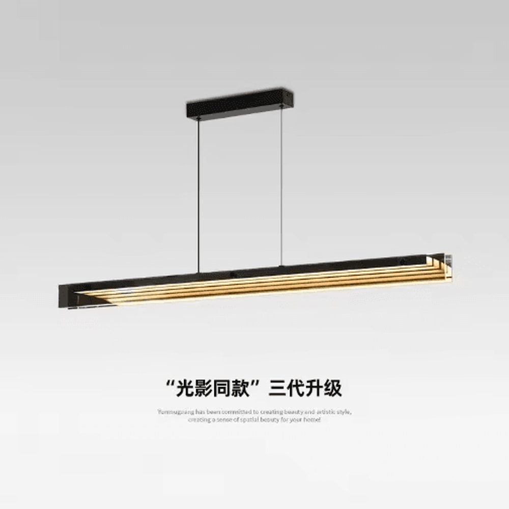 Modern Long Glass Pendant Light Elegant Kitchen Island Dining Room Chandelier 8