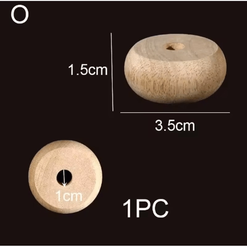 Roman Column Wood Carved Applique Half Round Furniture Onlay Decoration 1