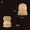 Roman Column Wood Carved Applique Half Round Furniture Onlay Decoration 20