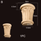 Roman Column Wood Carved Applique Half Round Furniture Onlay Decoration 22
