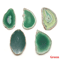 Natural Onyx Agate Geode Slice Crystal Pendant Healing Decor Stone 3