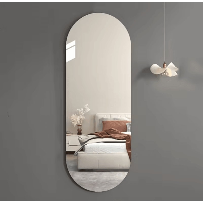 Arched Acrylic Full Length Mirror SelfAdhesive Decorative Wall Mirror Panel 3