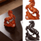 Rosewood Feng Shui Horse Statue Lucky Zodiac Horse Decor For Wealth Success 0
