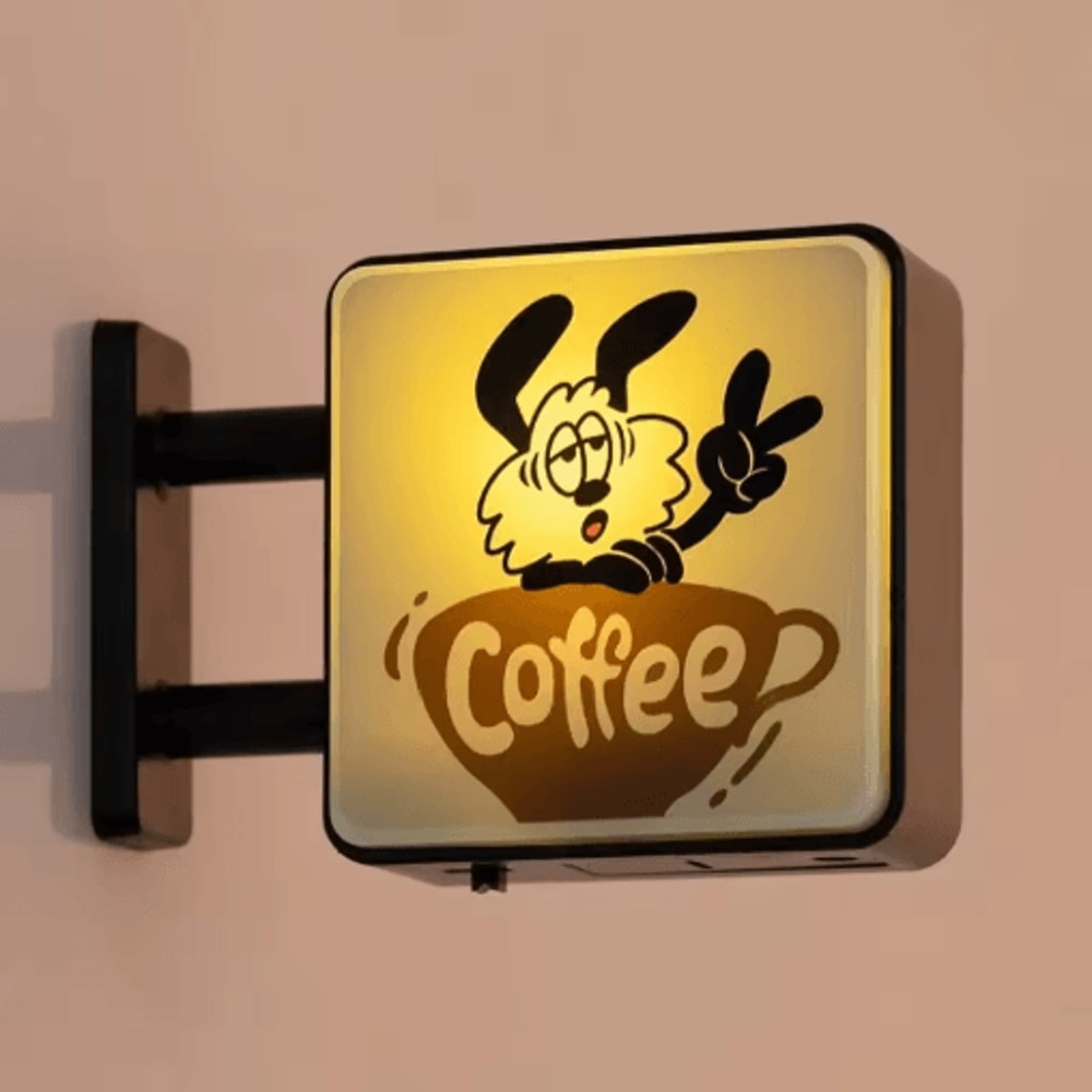 LED Coffee Neon Sign Magnet Mini Pegboard Coffee Corner Decor For Home Bar 9