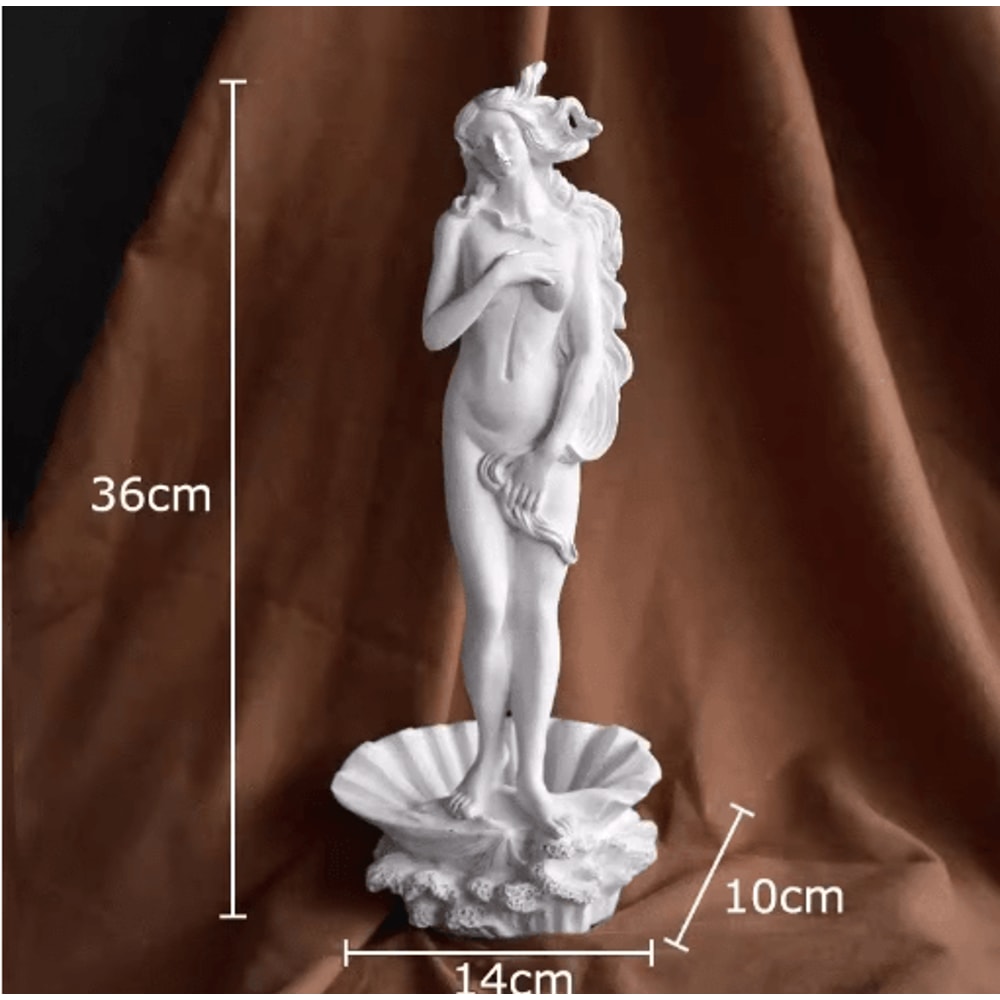 Venus Goddess Resin Sculpture Aesthetic Greek Mythology Desk Decor 1