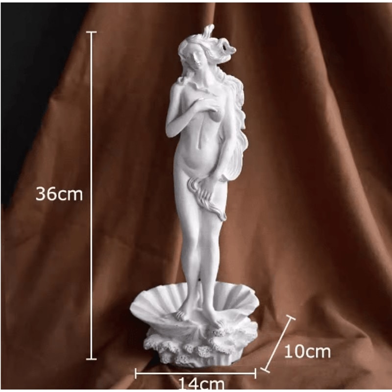 Venus Goddess Resin Sculpture Aesthetic Greek Mythology Desk Decor 1