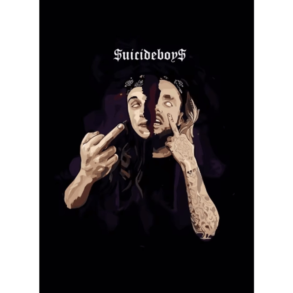 Suicideboys Vintage Rap Album Poster Hip Hop Canvas Wall Art Decor 10