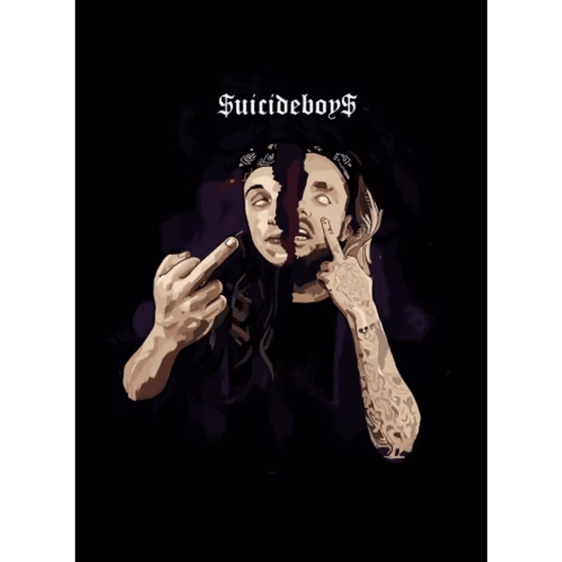 Suicideboys Vintage Rap Album Poster Hip Hop Canvas Wall Art Decor 10