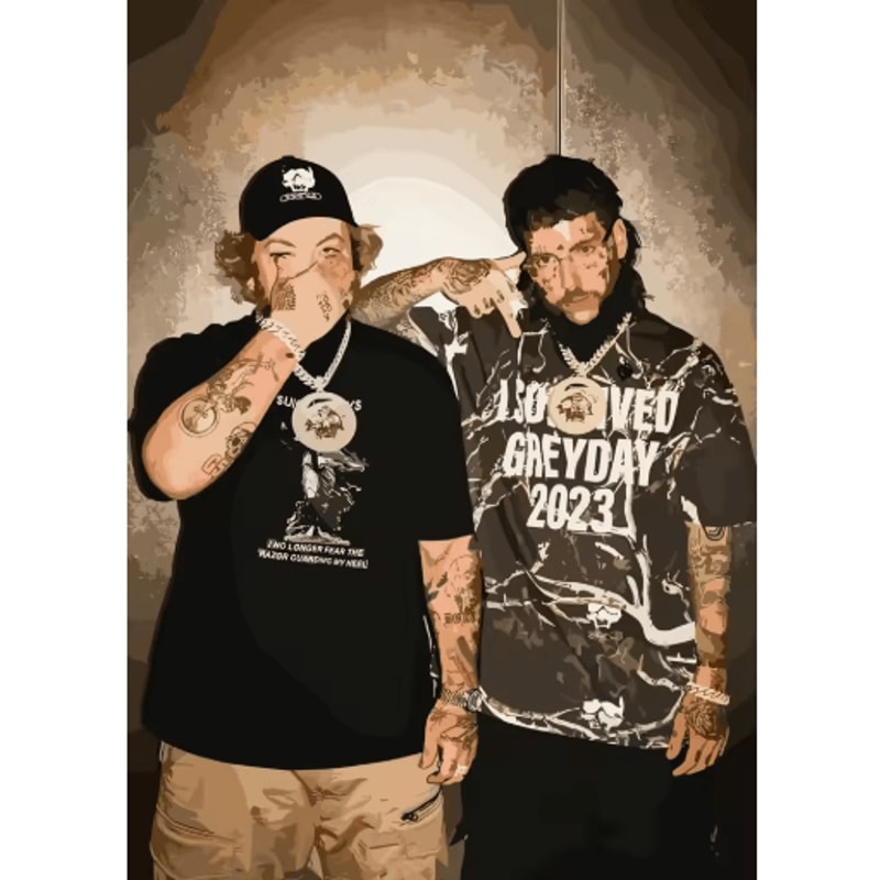 Suicideboys Vintage Rap Album Poster Hip Hop Canvas Wall Art Decor 16