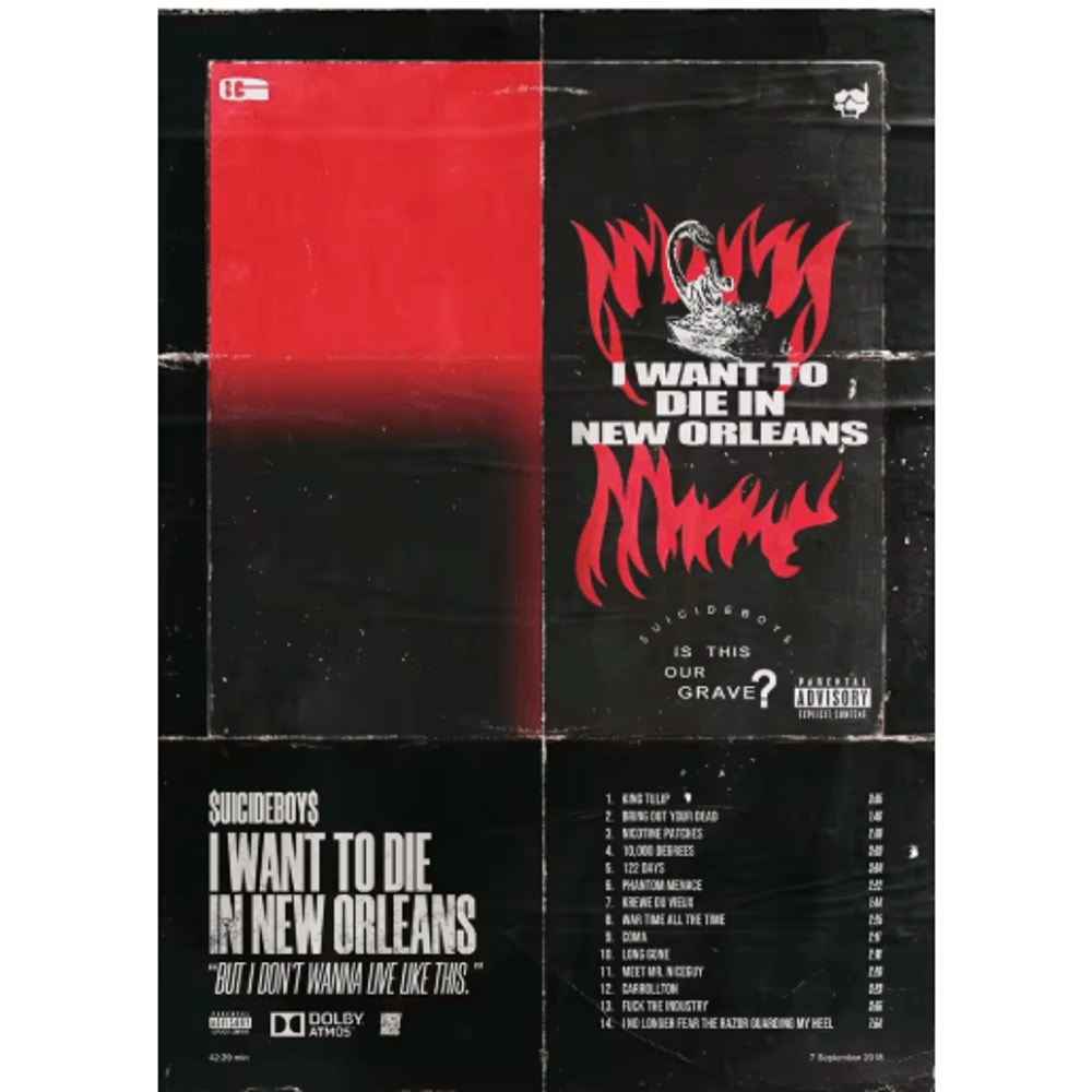 Suicideboys Vintage Rap Album Poster Hip Hop Canvas Wall Art Decor 5