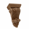 Natural Oak Wood Carved Applique Vintage Decorative Furniture Accent 0