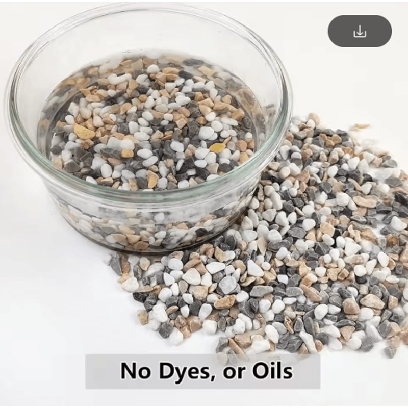 Natural Polished River Pebbles Mixed Color Gravel For Garden Aquarium Decor 5