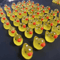 50PCS Glowing Mini Duck Figurines Resin Fairy Garden Micro Landscape Decor 1