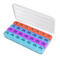 Portable Weekly Pill Organizer Case TravelFriendly Medication Supplement Box 1
