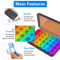 Portable Weekly Pill Organizer Case TravelFriendly Medication Supplement Box 10