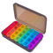 Portable Weekly Pill Organizer Case TravelFriendly Medication Supplement Box 6