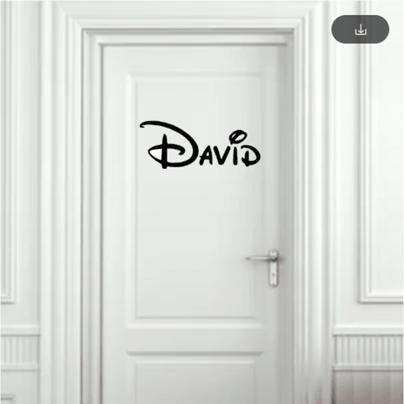 Personalized Name Wall Sticker Custom Kids Room Nursery Vinyl Decal 7